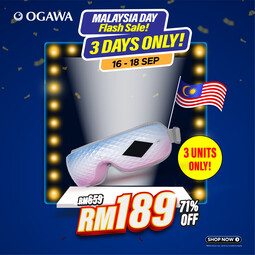[Apply Code: 6TT31] OGAWA Smart Eye Massager (Aurora Breeze)*